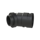 ABB - Conduttore flessibile 45 metri, diametro 13mm, colore nero, resistente all'acqua e agli agenti atmosferici. Connettore 45 gradi, diametro 36mm, materiale resistente, colore nero, grado di protezione IP68.