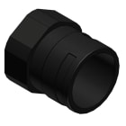 ABB - FTNG Femmina M40 Nero Opaco 36mm PA6/BR IP68 BLK Raccordo DN36 Maschio M40 Femmina PA6 Ottone Nichelato Nero IP68.