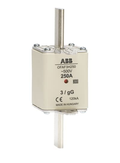 ABB - HRC fuse link OFAF3H500 FUS NH3 GG 500A 500V DIN-type.