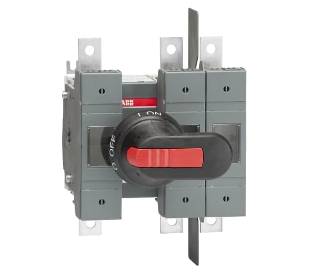 ABB - Fusible disconnect switch, Front Operated, 3-Poles, Class J, 100A, OS100GJ12P SEZ, UL, MANIG.