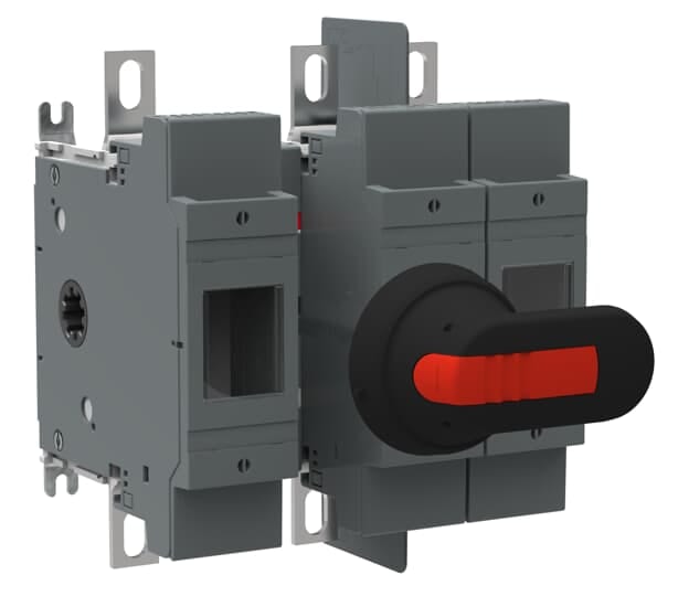 ABB - Fusible disconnect switch, Front Operated, 3-Poles, Class J, 200A, OS200J12P SEZ. FUS. J 200A 3P, UL, MANIGL.