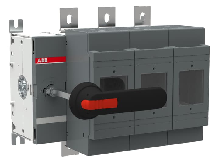 ABB - OS600J03P SEZ. FUSIBLE DISCONNECT SWITCH J 600A 3-POLES FRONT OPERATED UL MANIGL.
