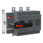 ABB - Fusible disconnect switch, Front Operated, 3-Poles, Class L, 800A, OS800L03P SEZ. FUS. L 800A 3P, UL, MANIGL.