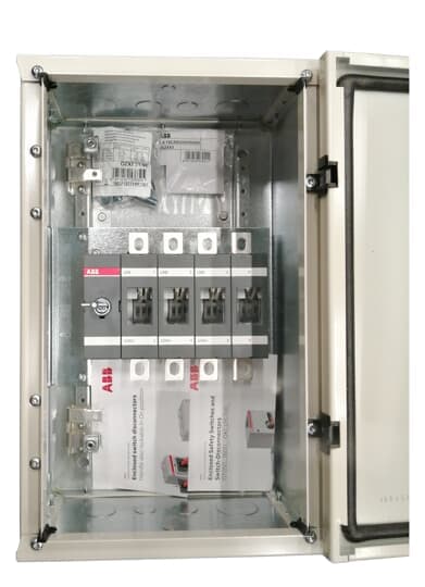 ABB - OT160EVLUU4BZ Encl. Switch Disconnector SEZ CASSETTA MET 4P 160A