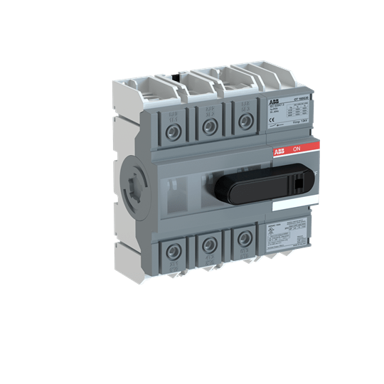 ABB - Front and side operated switch-disconnector OT160G30K SEZ 160A 3P, MAN DIRETTA.