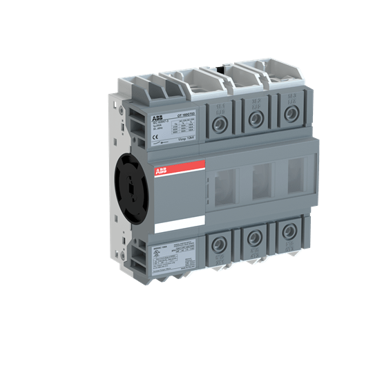ABB - Front and side operated switch-disconnector OT160GT03 SEZ 160A 3P, RETROPORTELLA.
