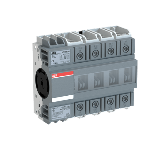 ABB - Front and side operated switch-disconnector OT160GT04 SEZ 160A 4P, RETROPORTELLA.
