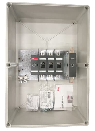 ABB - OT200KFCC3BA Encl. Switch Disconnector 200A (AC23 <= 415 V) OT200KFCC3BA