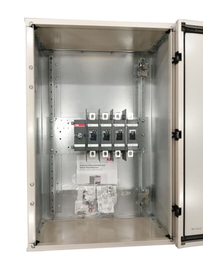 ABB - OT200KLUU4BZ Encl. Switch Disconnector SEZ CASSETTA MET 4P 200A.