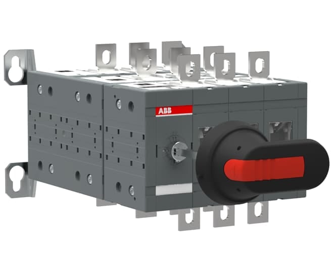 ABB - Sezionatore di bypass manuale, 3P 250, operazione I-O-II, transizione aperta OT250E03YP.