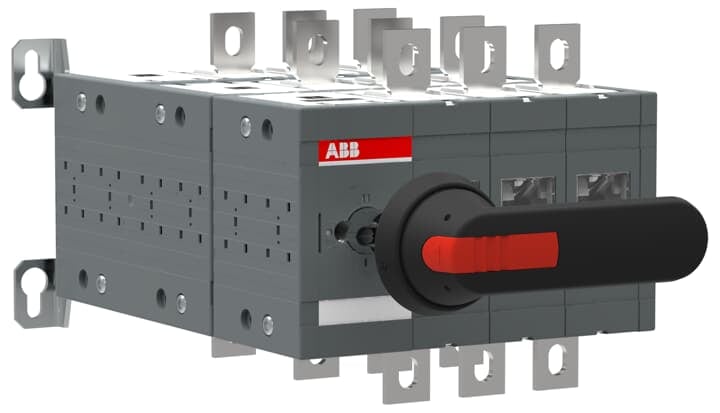 ABB - Sezionatore di bypass manuale, 3P 400, operazione I-O-II, transizione aperta.