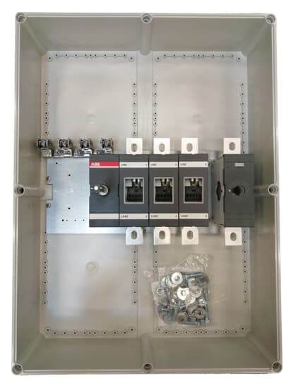 ABB - OT630KFCC3BA Encl. Switch Disconnector 630A (AC23 <= 415 V)