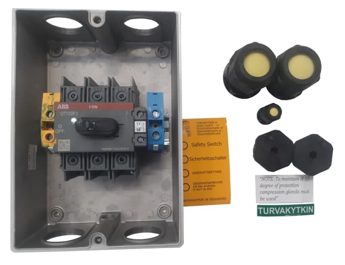 ABB - OTA100S3BX SEZIONATORE IN CASSETTA ATEX EMC Safety switch.