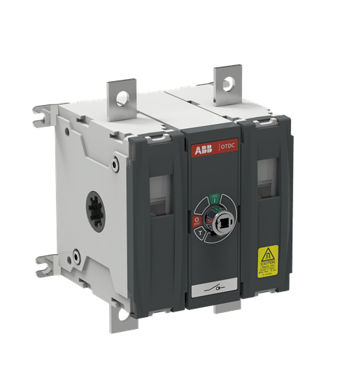 ABB - DC switch-disconnector for 1500 Vdc, 160 Amperes, Single circuit 2a, 2b, IEC 60947-1, -3 OTDC160GV11-ESS.