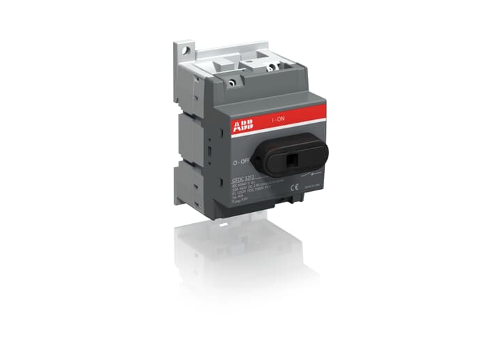 ABB - DC switch-disconnector for 1000 Vdc, 32 Amperes, DETACHIEC 60947-1, -3 OTDC32F2 SEZIONATORE 2P 32A 660VDC. OTDC32F2