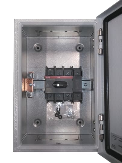 ABB - OTL100B4U Enclosed Switch Disconnector SEZ CASSETTA MET 4P 100A.
