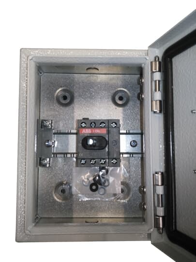 ABB - OTL16B3M Enclosed Switch Disconnector SEZ CASSETTA MET 3P 16A