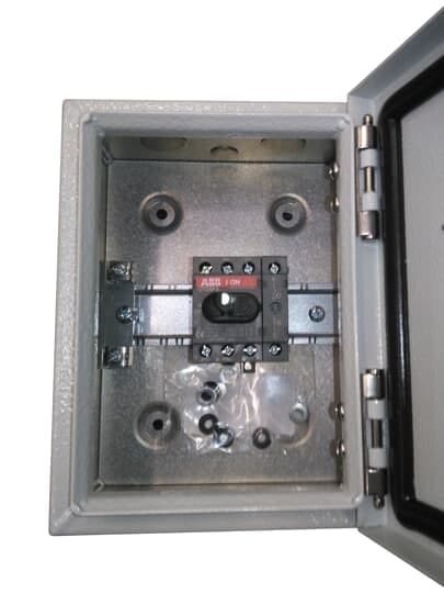 ABB - OTL25B3M Enclosed Switch Disconnector SEZ CASSETTA MET 3P 25A