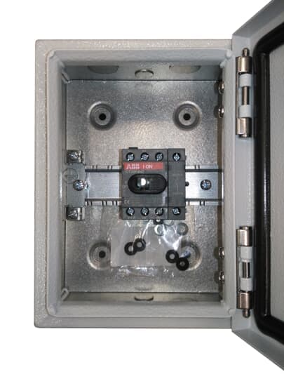 ABB - OTL25B4M Enclosed Switch Disconnector SEZ CASSETTA MET 4P 25A.