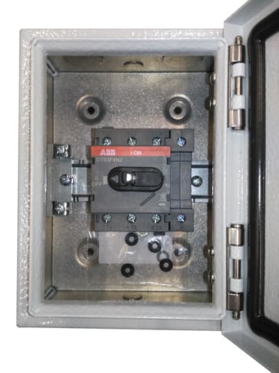 ABB - OTL45B4M Enclosed Switch Disconnector SEZ CASSETTA MET 4P 45A