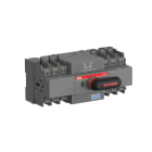 ABB - Automatic transfer switch, motor operated, open transition type 1-0-2. Self-supplied unit with fixed operating parameters. OTM125F3C20D400C COMMUTATORE AUTOMATICO.