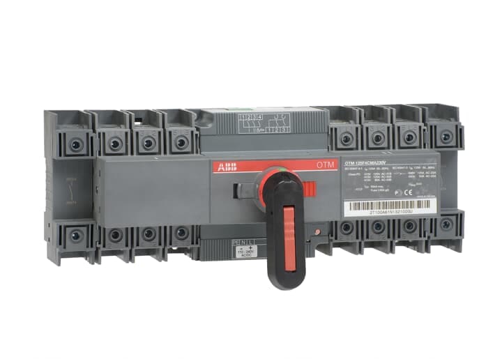 ABB - Commutatore 4P 125A motor operation I-O-II 230V open transition OTM125F4CMA230V.