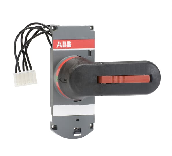 ABB - Maniglia diretta OTM315-400 con copertura OTV400ECMK per un'installazione sicura ed efficiente.