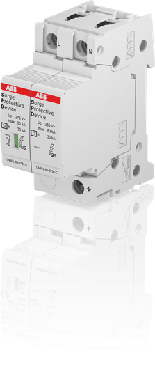 ABB - OVR T2 1N 80-275s P QS SPD 1P+N 80KA