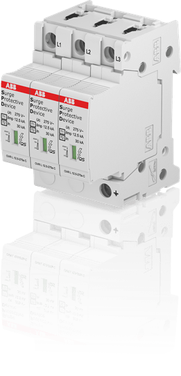 ABB - OVR T1-T2 3L 12.5-275s P QS SPD 3P 12.5KA OVR123L12275S