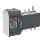 ABB - OXB400E3S2QB automatic transfer switch IEC open style 400A delayed transition type 3P+N Level 2 controller operation.