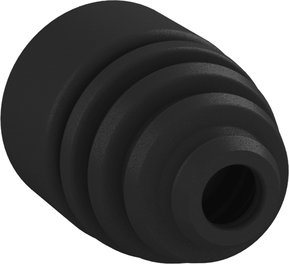 ABB - RUBBER BOOT MEMB. GOMMA NERA JOYST. CON BLOCCO - Stivali in gomma nera con membrana impermeabile e blocco per massima protezione. P9ARSCMB