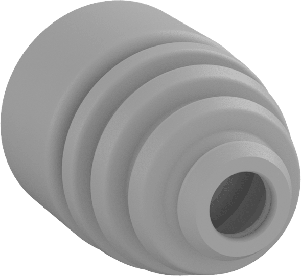 ABB - Grey Silicon Rubber Hood Memb. Silicone Grigio Joys. Con Blocco.