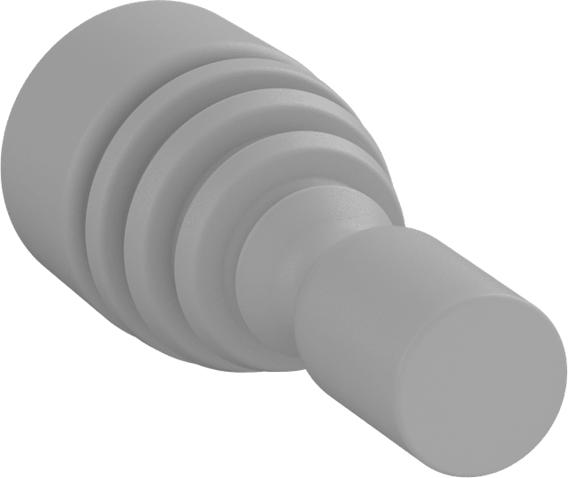 ABB - Grey Silicon Rubber Hood Memb. Silicone Grigio Joys. Senza Blocco. P9ARSGMN