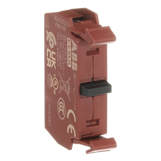 ABB - Blocco contatti 1NC ritardato apertura tardiva. P9B01VR