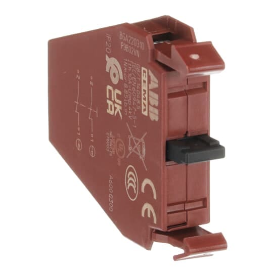 ABB - Blocco contatti 2 NC Contact Block 2 N/C.
