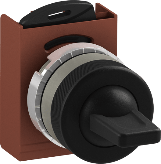 ABB - Selettore a levetta a 3 posizioni per stabilità e istantaneità.