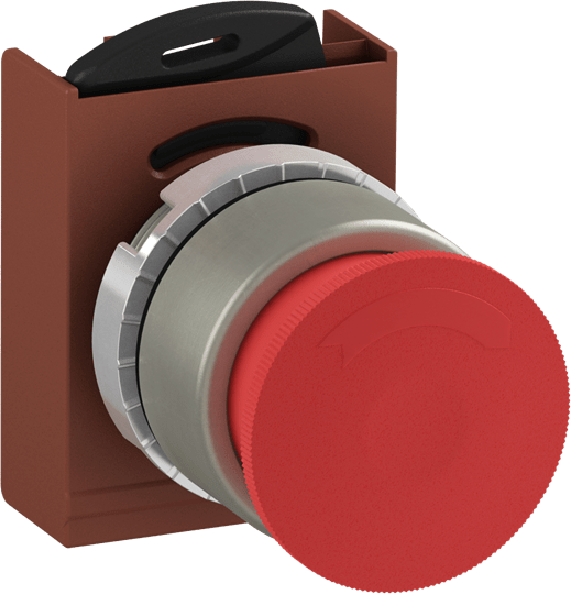 ABB - MUSH HD MOM PB;SATIN CHR;28MM-YEL FUNGO HD INST. PULS., SATIN, 28MM-GIALLO P9MEM3GN