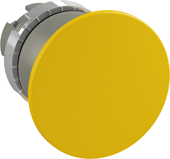 ABB - MUSH HD MOM PB;SATIN CHR;40MM-GIALLO FUNGO HD INST. PULS., SATIN, 40MM-YEL