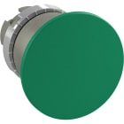 ABB - Mushroom HD Mom Peanut Butter, Satin Chrome, 40mm-Green Fungus HD Instant Pulser, Satin, 40mm-Verde.