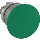 ABB - Mushroom HD Mom Peanut Butter, Satin Chrome, 40mm-Green Fungus HD Instant Pulser, Satin, 40mm-Verde.