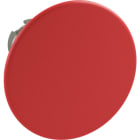 ABB - Mushroom HD Mom Peanut Butter, Satin Chrome, 60mm - Red Fungus HD Installation Pulsar, Satin, 60mm - Rosso