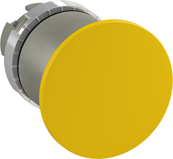 ABB - P/BUTT M/ROOM 2 POS YELLOW PULS. FUNGO 2 POS. GIALLO