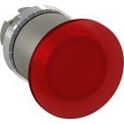 ABB - P/BUTT M/ROOM ILL 2 POS RED 2 POS. PULS. FUNGO LUMIN. ROSSO