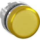 ABB - Spia luminosa satin con diffusore giallo per pilot light.