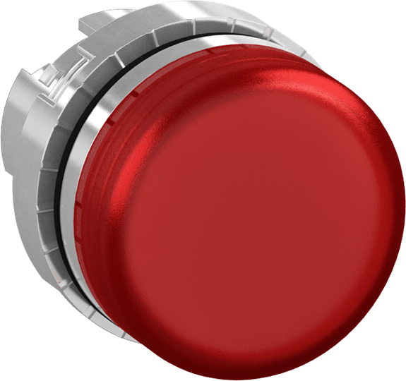 ABB - Pilota Luminoso Satinato con Differenziazione Rossa. P9MLRD