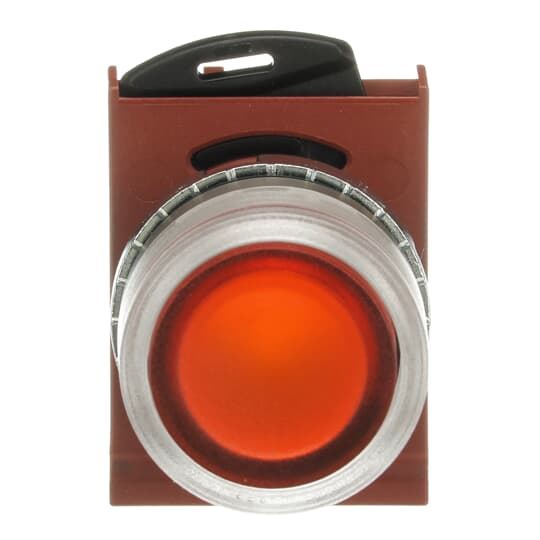 ABB - ILL PB SATIN CHR FLUSH ORG CAP PULS LUMINOSO FILO ARANCIO. P9MPLAGD