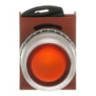 ABB - ILL PB SATIN CHR FLUSH ORG CAP PULS LUMINOSO FILO ARANCIO.
