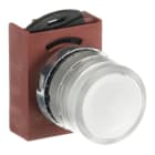ABB - ILLUMINAZIONE PULSANTE, SATINATO, A FILO, BIANCO.