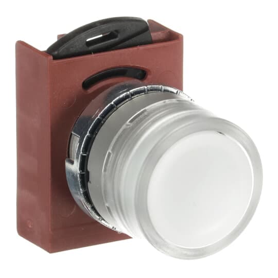 ABB - ILLUMINAZIONE PULSANTE, SATINATO, A FILO, BIANCO.