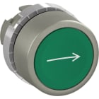ABB - Pulsante verde a filo, non-illuminato con simbolo freccia destra.